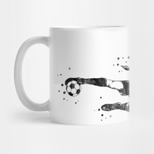 Male Soccer Player Mug